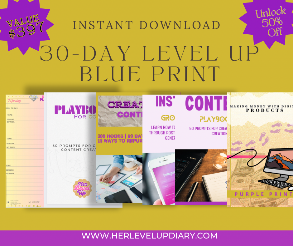 DFY Digital Vault| 30 day level up blue print